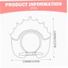 2PCS Baby Shower Cap Adjustable Crown Shape Baby Hair Washing Shield Waterproof Lightweight Plastic Bath Visor for Toddlers Shower Cap, Hair Washing Shield, Bath Visor for Toddlers view 4