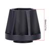 4Pcs Aluminum Alloy Wheel Hex Hub 6/9/12/15/18/21mm for 1/10 RC Crawler Car 1.9 2.2 Wheels Rim Axial SCX10 TRX4 RR10 Wraith Capra D90 (Black,18mm) view 2
