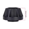 4Pcs Aluminum Alloy Wheel Hex Hub 6/9/12/15/18/21mm for 1/10 RC Crawler Car 1.9 2.2 Wheels Rim Axial SCX10 TRX4 RR10 Wraith Capra D90 (Black,12mm) view 2