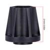 4Pcs Aluminum Alloy Wheel Hex Hub 6/9/12/15/18/21mm for 1/10 RC Crawler Car 1.9 2.2 Wheels Rim Axial SCX10 TRX4 RR10 Wraith Capra D90 (Black,21mm) view 2