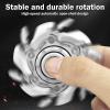 Metal Fidget Spinner for Adults, Open Armor Executive Desk Toy for Office, Cool Magnet Fidgets EDC Toys for Stress Relief, Spin Activated Transformation Spinners for ADHD, Autism (Silver) view 3