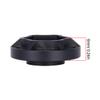 4Pcs Aluminum Alloy Wheel Hex Hub 6/9/12/15/18/21mm for 1/10 RC Crawler Car 1.9 2.2 Wheels Rim Axial SCX10 TRX4 RR10 Wraith Capra D90 (Black,6mm) view 2