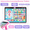 Doctor Kit for Girls 1 Years Old, Interactive Doctor Tablet with Sound & Music, Doctors Pretend Playset with Stethoscope, Educational Girl Toys Ages 1 2 3, Christmas Birthday Gift for Kid Toddler view 2