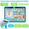 Doctor Kit for Girls Boys 1 Years Old, Interactive Doctor Tablet with Sound & Music, Doctors Pretend Playset with Stethoscope, Baby Toys for Ages 1 2 3, Ideal Christmas Birthday Gifts for Kid Toddler view 2
