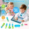 Doctor Kit for Girls Boys 1 Years Old, Interactive Doctor Tablet with Sound & Music, Doctors Pretend Playset with Stethoscope, Baby Toys for Ages 1 2 3, Ideal Christmas Birthday Gifts for Kid Toddler view 3