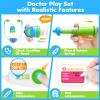 Doctor Kit for Girls Boys 1 Years Old, Interactive Doctor Tablet with Sound & Music, Doctors Pretend Playset with Stethoscope, Baby Toys for Ages 1 2 3, Ideal Christmas Birthday Gifts for Kid Toddler view 4