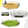 MerryMove GagaBall Pit 3-in-1 Portable with Basketball Hoop & Soccer Goals, 20ft Giant Arena for Kids, Outdoor Family Game for Camp & School view 3