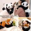 17.7 inch Red Panda Weighted Stuffed Animals, Weighted Plush Animal, Cute Soft Plush Toy Pillow Hugging Plushie Birthday Gifts for Kids Adults view 2