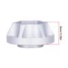 4Pcs Aluminum Alloy Wheel Hex Hub 6/9/12/15/18/21mm for 1/10 RC Crawler Car 1.9 2.2 Wheels Rim Axial SCX10 TRX4 RR10 Wraith Capra D90 (Silver,9mm) view 4