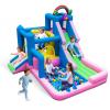 Flamingo Bounce House for Kids  10-in-1 Inflatable Castle with Double Slide, Ball Pit, Basketball Hoop, Climbing Wall & Sprinkler, Indoor/Outdoor Play, 480W Blower Included view 1