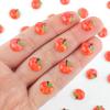 100 Pieces Tiny Apple for Dollhouse Micro Resin Fruit Decor for Crafts Mini Things for Fairy Garden Micro Landscaping Decoration, Style 1 view 2