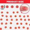 100 Pieces Tiny Apple for Dollhouse Micro Resin Fruit Decor for Crafts Mini Things for Fairy Garden Micro Landscaping Decoration, Style 1 view 3