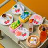 100 Pieces Tiny Strawberry for Dollhouse Micro Resin Fruit Decor for Crafts Mini Things for Fairy Garden Micro Landscaping Decoration, Style 2 view 4