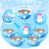 INNOCHEER Tea Party Set for Little Girls Toys, Toys for Kids, Tea Sets for Toddlers 3-5, Pretend Play Kitchen Toy, Birthday Christmas Princess Gifts Toys for 3 4 5 6 7 + Year Old Girls view 2