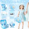 INNOCHEER Tea Party Set for Little Girls Toys, Toys for Kids, Tea Sets for Toddlers 3-5, Pretend Play Kitchen Toy, Birthday Christmas Princess Gifts Toys for 3 4 5 6 7 + Year Old Girls view 3