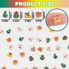 100 Pieces Tiny Christmas Decorations for Dollhouse Micro Resin Decor for Crafts Mini Things for Fairy Garden Micro Landscaping Decoration, Style 4 view 4