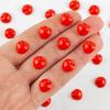 100 Pieces Tiny Apple for Dollhouse Micro Resin Fruit Decor for Crafts Mini Things for Fairy Garden Micro Landscaping Decoration, Style 2 view 2