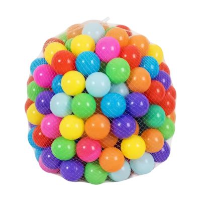 Children's Game Balls, Food Grade Thickened Mixed Color Balls 50pcs, Suitable for Playground Backyard