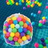 Children's Game Balls, Food Grade Thickened Mixed Color Balls 50pcs, Suitable for Playground Backyard view 3