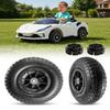 2-Pack 12"x4" Rubber Pneumatic Tire for Power Wheel Ride On Car, 12in Replacement Wheels with Bearings, Compatible with Electric Kids Vehicle, Alligator Ride On Car Wheel Upgrade view 1
