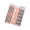 12 Pcs Drawing Pencils With Eraser Wooden Football Themed Pencil Writing Pencil For Kids Homework Baseball Football Themed Wooden School Supplies view 4