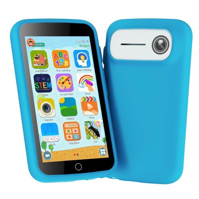 Kids Phone, Kids Smart Phone with 220+ Educational Games, 3.97" Touchscreen Learning Smart Phone Toy, 5MP Rear Camera, No SIM/Wi-Fi, Parental Controls, Rechargeable for Boys Ages 312