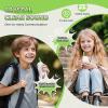 Ptnerbeh Walkie Talkies for Kids Toys: Toys for 3-12 Year Old Boys Girls - 22 Channels 2 Way Radio Toy with Backlit LCD Flashlight - 3 Miles Range for Outside/Camping/Hiking (2-Pack), Green view 3