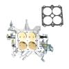 6460 Double Pumper 650-800 CFM Carburetor Baseplate Assembly Compatible For Holley 4150 Models Compatible For PROFORM 67100C Carburetor Main Body view 2