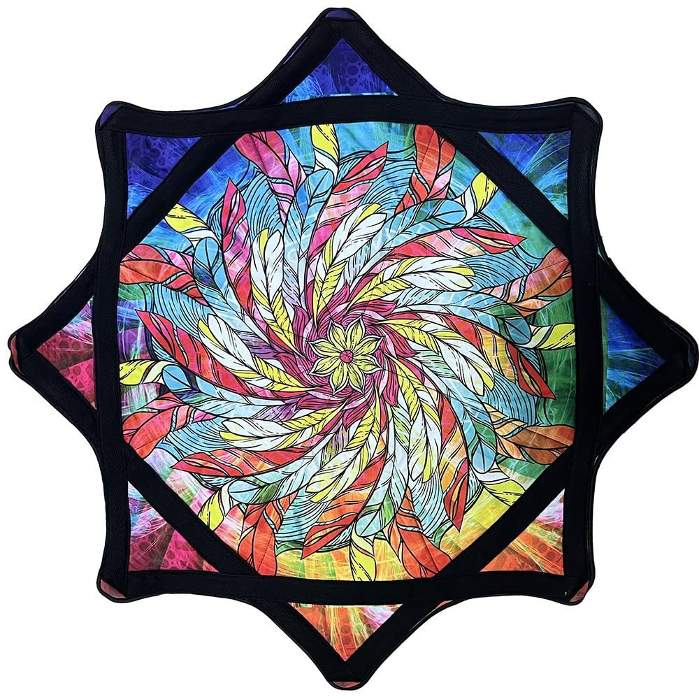 Flowstar Beginner Spinning Cloth by Craglen | Flow Toys for Rave, Party & Performance | Easy Spin Fingertip Fun for Kids, Adults, All Skills