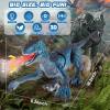 Aotrytion Remote Control Dinosaur Toys for Kids, Dinosaur Toys for Boys Big Walking Velociraptor Dino with Light Sound and Spray Stream Birthday Gift Ideas for Boys and Girls 3-5 4-7 Year Old view 3