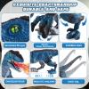 Aotrytion Remote Control Dinosaur Toys for Kids, Dinosaur Toys for Boys Big Walking Velociraptor Dino with Light Sound and Spray Stream Birthday Gift Ideas for Boys and Girls 3-5 4-7 Year Old view 4