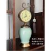 YWMLFZ Chinese Clock, Seat Clock, European Ornament Clock, Retro Living Room, Silent Home Use view 2