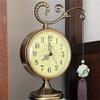YWMLFZ Chinese Clock, Seat Clock, European Ornament Clock, Retro Living Room, Silent Home Use view 3