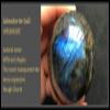 Crystal Gemstone Ball Figures with Stand, Crystal Ball Fortune Telling Ball for Feng Shui, Scrying and Decoration,Crystal ball-7cm view 2