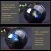 Crystal Gemstone Ball Figures with Stand, Crystal Ball Fortune Telling Ball for Feng Shui, Scrying and Decoration,Crystal ball-7cm view 3