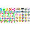 124 Pack Mini Fidget Spinners Bulk Toys for Kids 3 4 5 6 7 8 9 Party Favors Goodie Bags Stuffers Birthday Return Gifts Classroom Rewards Prize Box view 1