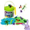 Creativity for Kids Sensory Adventure Neon Bugs Kit | Dig, Squish & Explore with Sensory Sand & Bug Toys | Scoop, Pinch & Play | Screen-Free Activity for Kids & Easter Basket Stuffers (Ages 4+) view 1