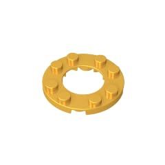 Gobricks GDS-842 11833 Circular Plate Plate Round 4x4 with 2x2 Hole, 10 pcs