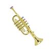 Beginner Trumpets Plastic Trumpet Wind Instrument With 4 Colored Keys For Early Developmental Music view 2