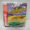 Auto World SC416-3B Thunder Road 1957 Suburban HO Scale Electric Slot Car - Green with Graphics view 1