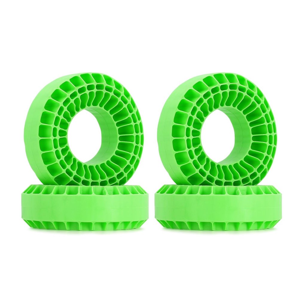 1.9" Wheel Tires Silicone Rubber Insert Foam Fit 118-122mm (4.75" OD) for 1/10 RC Crawler(Green)