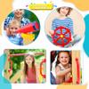 5 Pcs Kids Playground Accessories for Kids Outdoor Plastic Steering Wheel Swingset Phone Pirate Telescope Telephone Safety Handle for Child Backyard Tree House Playhouse Jungle Gym (Red Set 1) view 3