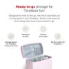 Tonies All-in-One Travel Bag - Sturdy Hard Case for Toniebox 2, Tonieplay Controller, Headphones, and 4 Figurines - Cloud Pink view 3