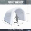 Inflatable Tunnel Sports Entrance with Internal Blower, 10x10x9ft Inflatable Tunnel Tent for Business Advertising Event Exhibition Promotion,Street,Shop,Supermarket,School view 3