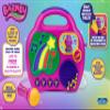 eKids Barney Karaoke Microphone with Boombox, Toddlery Toys with Built-in Music for Kids (Barney) view 2