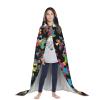 SHLXMDNZ Autism Awareness Puzzle Pieces Heart print Hooded Cape For Teenagers, Perfect cloak for Halloween and Theme Parties view 4