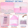 Kid Play Tents for Toddler & Children, Pink Tent with Windows, Children Play House for Indoor & Outdoor & Picnic, 41" L  39" W  50.4" H - Pink view 4