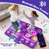 Amy & Benton Upgraded 2-Player Dance Mat for Toddlers 3-5,Dance Mat Toys for 4-8 Year Old Kids,Light Up Play Mat 8-Button with Bluetooth,Electronic Music Games Birthday for Girls Boys view 2