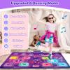 Amy & Benton Upgraded 2-Player Dance Mat for Toddlers 3-5,Dance Mat Toys for 4-8 Year Old Kids,Light Up Play Mat 8-Button with Bluetooth,Electronic Music Games Birthday for Girls Boys view 3