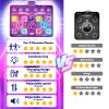 Amy & Benton Upgraded 2-Player Dance Mat for Toddlers 3-5,Dance Mat Toys for 4-8 Year Old Kids,Light Up Play Mat 8-Button with Bluetooth,Electronic Music Games Birthday for Girls Boys view 4